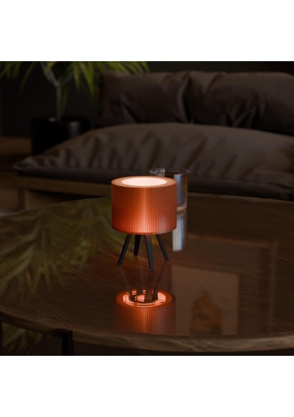 Modern Masa Lambası – Renk Geçişli Dekoratif | Yatak Odası ve Salon Için Ortam Aydınlatması, Gece Lambası modelleri