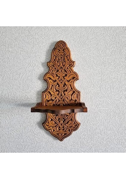 Ahşap Mumluk Duvar Rafı Gaz Lambası Duvar Standı Rustik Duvar Dekoru fiyatları