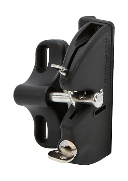 V6201 Ltch Blk N346-201 4-9/16" Lokklatch Otomatik Anahtarlı Kapı Kilidi Mandalı Siyah fiyatları