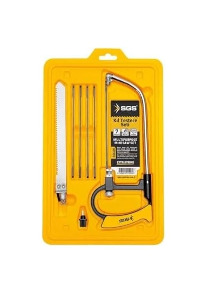 SGS205 7 Parça Kıl Testere Seti