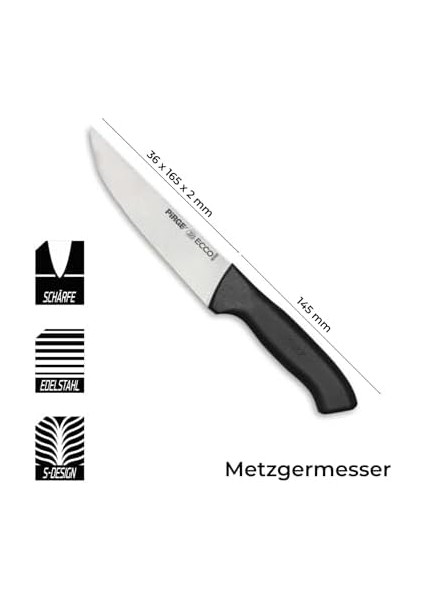 Kasap Et Bıçağı Ecco 2 No 38102 16,5cm Siyah modelleri