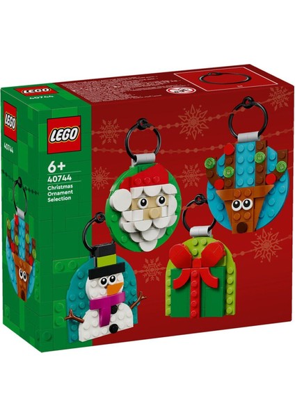 40744 LEGO Iconic Yılbaşı Süsü Koleksiyonu 153 Parça +6 Yaş