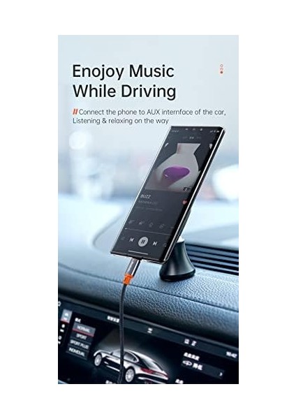 CA-0820 Type-C To 3.5mm Aux Ses Kablosu 1.2m Siyah modelleri