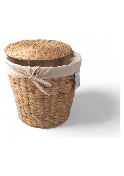 Su Sümbülü Patates Soğan Kovası | Doğal Hasır Saklama Sepeti | El Yapımı Yuvarlak Şekilli Mutfak Düzenleyici | Dekoratif Sebze Kovası (25X25X25CM) fiyatları