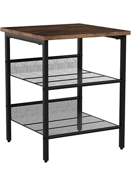 Komodin, 2&apos;li Set, Ayarlanabilir File Raflı, Oturma Odası, Yatak Odası, Endüstriyel, Sağlam Çelik Çerçeve, + Siyah modelleri