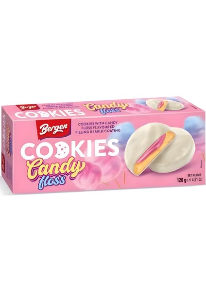 Pamuk Şeker Aromalı Kurabiye 128 gr