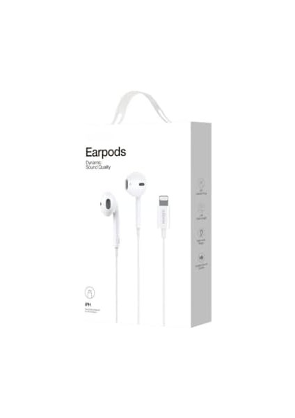 Lightning ile Uyumlu Girişli Kablolu Kulaklık AZ-E04 (Tak Çalıştır) fiyatları