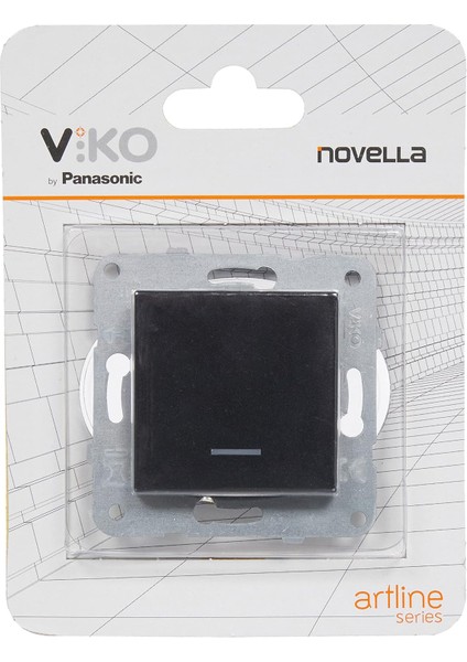 Novella Siyahişik Anahtar Mekanizma+Düğme Kapak Çabuk Bağlanti Çarpma Karşıtı Çocuk Korumalı