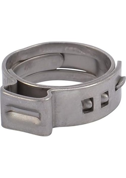 1/2 Inç Kelepçe Halkası, 100&APOS;LÜ Paket, Paslanmaz Çelik Tesisat Armatürü, Pex Boru, Pe-Rt, UC953CP100