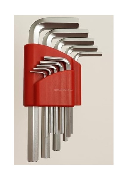 9 Parça L Alyan Anahtar Takımı, Metrik 1.5–10 mm Boyutlu, Dayanıklı, Taşıma Aparatlı, Hobi ve Endüstriyel Kullanım Için Mini Set (Kısa, 120 Mm) fiyatları