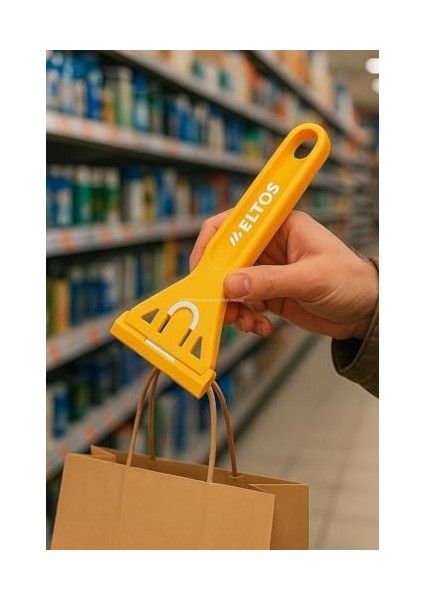 Cam Kazıma Bıçağı, Plastik, Çelik Uçlu, Ergonomik Saplı, Etiket ve Boya Kalıntısı Temizleyici, 70MM Bıçaklı, Cam Temizliği, Mermer Temizliği, Fırın ve Boya Temizliği Için Kazıyıcı (2 Adet)