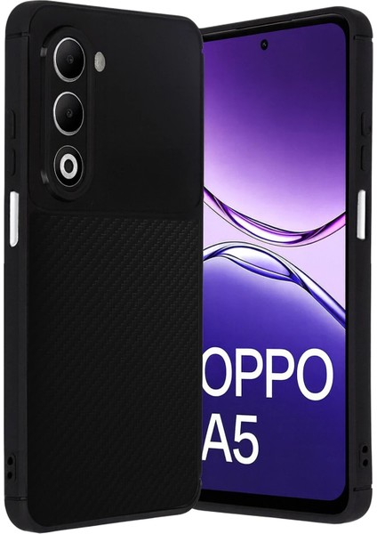 Oppo A5 4g Auto Focus Karbon Kapak - SIYAH-(5796) - BI001V-4YW731