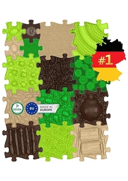 Muffik Touch Of Nature Set - Muffik Doğanın Dokunuşu Seti - 15 Parça Xxl Ortopedik Duyu Matı - Çocuk ve Yetişkinler Için Geniş Kapsamlı Terapi ve Gelişim Seti modelleri