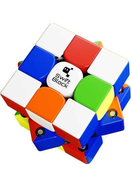 Block 355S 3x3 Manyetik Rubik Küp Zeka Küpü 48 Profesyonel Hız Küp (Etiketsiz) Türkiye Resmi Satıcısı (Gan Üretimidir)