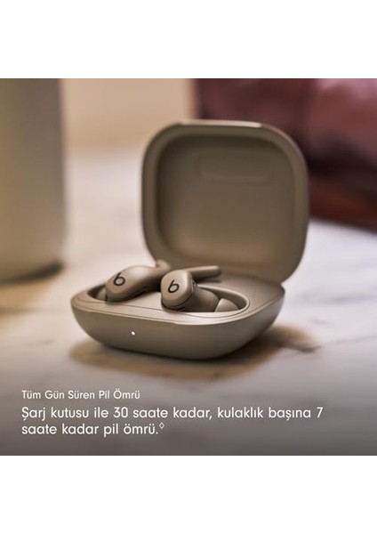 - Fit - Kablosuz, Gürültü Önleyici, Üstün Kulak Uyumuna Sahip Antrenman Kulaklıkları; Ipx4; Şarj Kutusuyla 30 Saate Kadar Pil Ömrü; ve ile Uyumlu - Çakıl Grisi