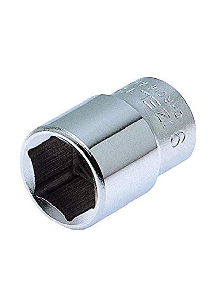 1110060017 17 mm 3/8" Altı Köşe Lokma Anahtar, Krom, 17 mm