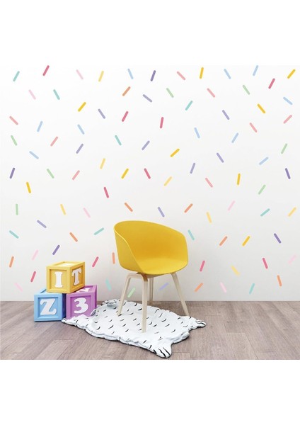 Duvar Çıkartmaları, Çocuklar Için 8 Sayfa Dıy Ev Dekorasyon Duvar Çıkartmaları, Çıkarılabilir Renkli Duvar Çıkartmaları, Çocuk Odası, Yatak Odası, Oturma Odası ve Oyun Odası Için (Konfeti) fiyatları