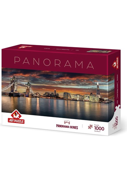 Puzzle Tower Bridge, 1000 Parça Panorama Puzzle