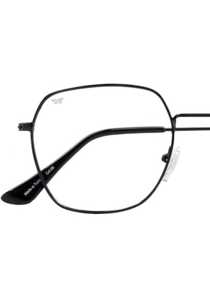 Mavi Işık Engelleyici Dinlendirici Bilgisayar Gözlüğü | Genç Yetişkin | Erkek Kadın Üniseks | Geometrik Tam Çerçeveli Grilamid Metal | Mavi Işık, Uv, Parlama Önleyici Filtre Olw 1860-06