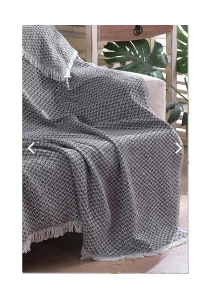 Koltuk Örtüsü Natural Pamuklu Koltuk Şalı Çekyat Örtüsü 170X210 (Lacivert-Krem) modelleri