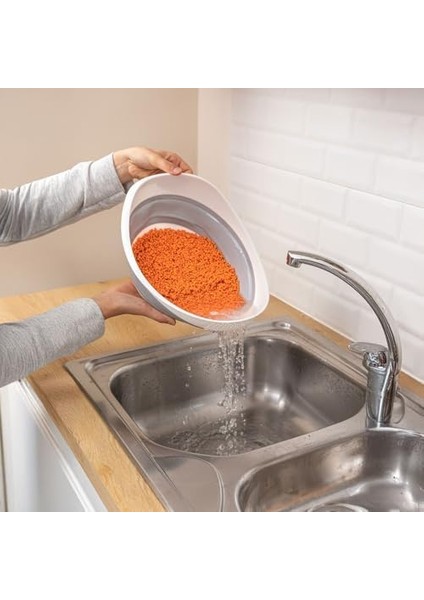 Katlanabilir Pratik Pirinç, Mercimek Süzgeci | Yer Kaplamayan Katlanır Süzgeç – Geniş ve Kullanışlı Tasarım (30X25X15,5 Cm) fiyatları