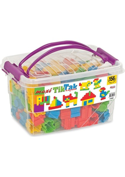 01939 Dede Maksi Tik Tak Blok Seti 156 Parça