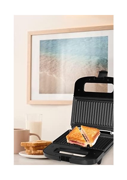 750 Watt Isınmaya Dayanıklı Mini Tost ve Izgara Makinesi