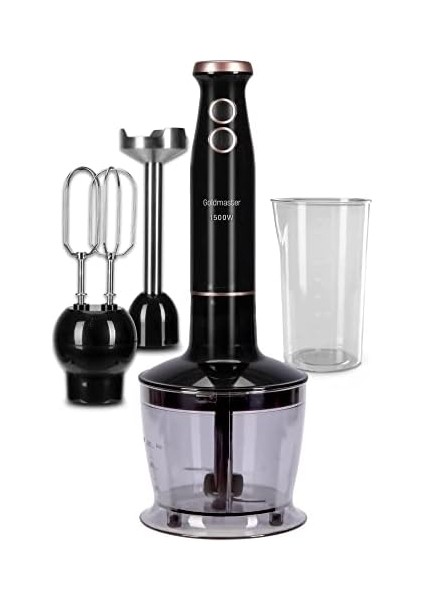 Bestblend 1500 Watt 4 Bıçaklı Paslanmaz 3 In 1 Seti Siyah