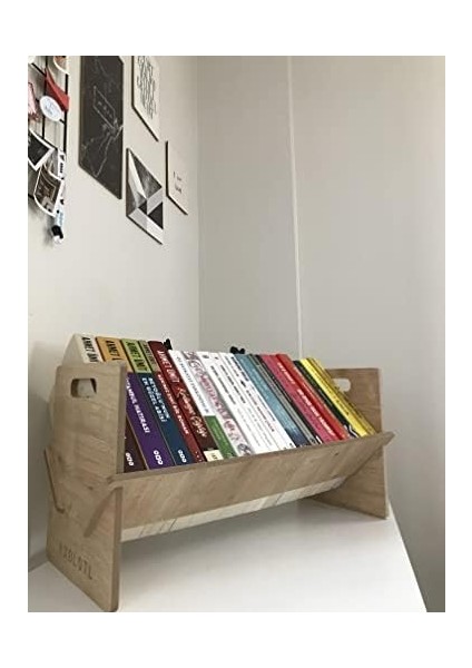 Axolotl Masaüstü Kitaplık Mini Raf Masaüstü Kitap Düzenleyici (50CM)