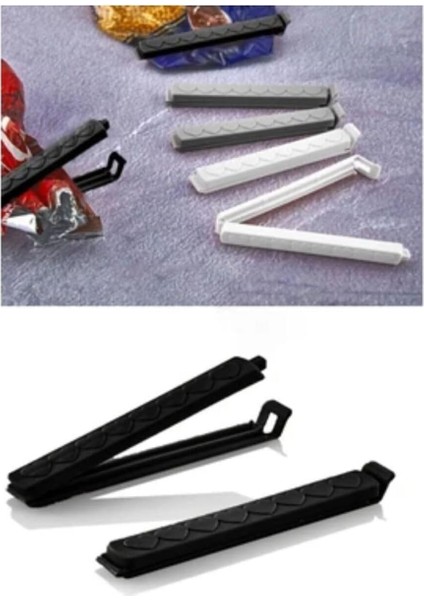 6&apos;lı Poşet Klipsi Bag Clips - Paket Mandalı, VYDGR00001430