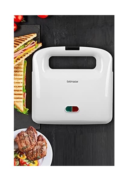 750W Isınmaya Dayanıklı Tost ve Izgara Makinesi Beyaz modelleri