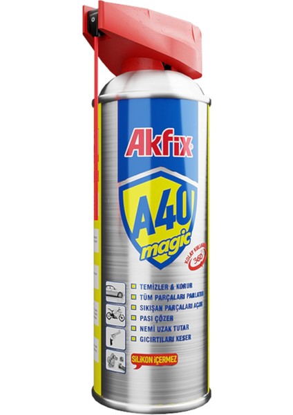 A40 Çok Amaçlı Koruyucu Sprey, 360 Derece Uygulama, Korozyon Önleyici, Yağlayıcı ve Pas Önleyici, Ev, Bahçe, Atölye ve Araç Bakımı Için fiyatları