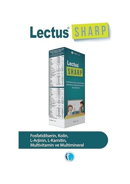 Lectus Sharp 150 ml Şurup fiyatları