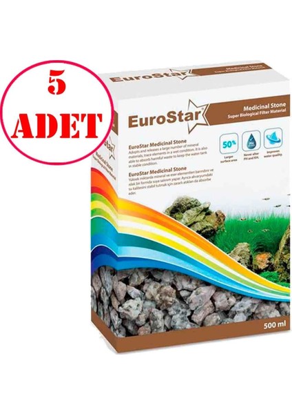 Akvaryum Filtre Malzemesi Su Berraklaştırıcı 500 ml 5 Adet