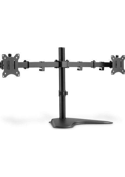 Monitör Tutucu - Ayak - 2 Monitör - 32 Inçe Kadar - 2x 8 Kg&apos;a Kadar - Vesa 75X75, 100X100 - Siyah fiyatları