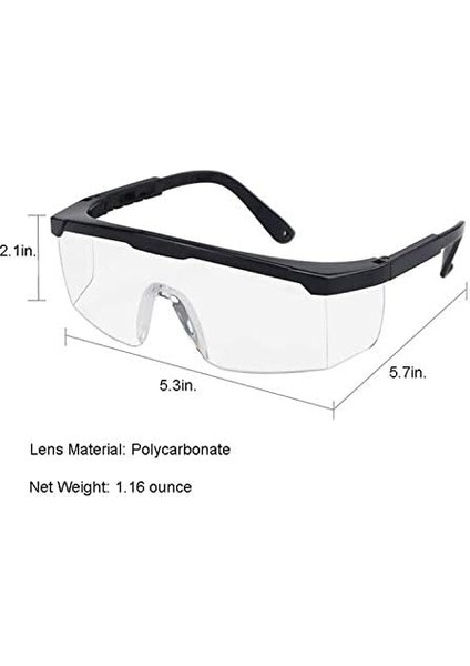 2 Paket S400 Güvenlik Gözlüğü Buğu Önleyici ve Uv Korumalı Koruyucu Şeffaf Gözlükler Güvenlik Koruma Gözlükleri Çocuklar Için Güvenlik Gözlükleri Nerf Silah Savaşları modelleri