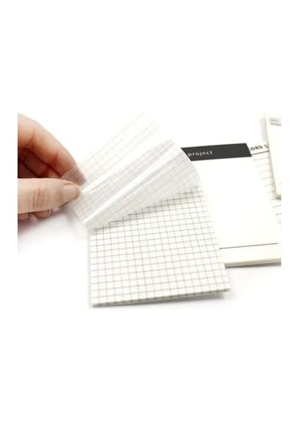 Şeffaf Yapışkanlı Post It Not Kağıdı Postit Gridnot (Grid) modelleri