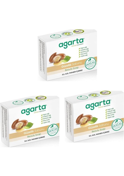 Doğal Güzellik Sabunu 150 gr x 3 Adet fiyatları