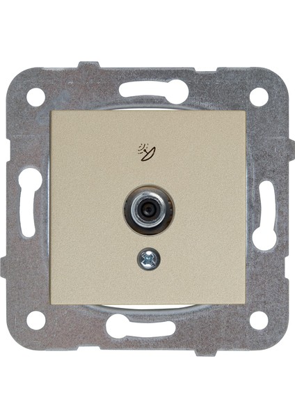 / Bronz Uydu Prizi F Kon 10 Db Mekanizma+Düğme Kapak fiyatları