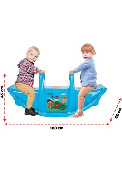 06 177 Star Tahterevalli Mavi -Pilsan Oyuncak fiyatları