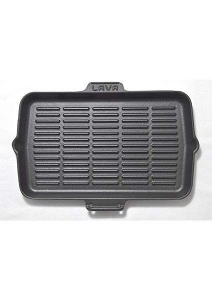 Izgara Tava, Dikdörtgen, 21X36 Cm, Döküm Demir 2li Paket modelleri