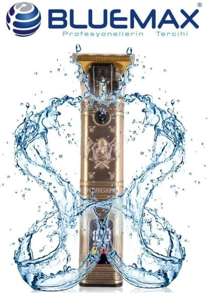 Bluemax Profesyonel Şarjlı Saç ve Sakal Kesme Şekillendirme, Traş Makinesi - Güçlü Turbo Motor, Uzun Pil Ömrü, USB Type-C Şarj fiyatları