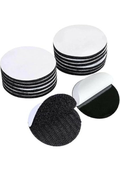 10 Adet Yuvarlak Cırtlı ve Yapışkanlı Kaydırmaz Halı Sabitleyici – Yapışkanlı Kolay Uygulama, Tüm Zeminler Için Halı Tutucu