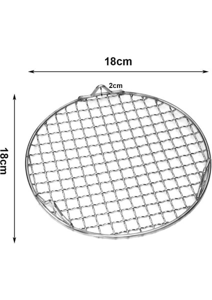 Kızartma Izgarası, Pişirme ve Soğutma Için Buharlı Izgara, 304 Paslanmaz Çelik Yuvarlak Izgara, Çok Fonksiyonlu Buharlı Izgara, Fritöz ve Fırın Için Uygun, Bulaşık Makinesinde Yıkanabilir