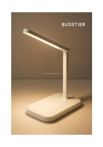 LED Mini Masa Lambası Telefon Tutuculu Şarjlı 3 Modlu Beyaz, Sarı, Günışığı Dekoratif Gece Lambası Taşınabilir fiyatları