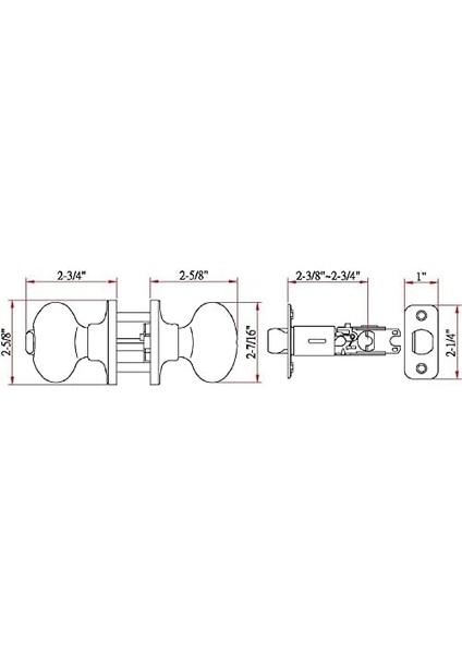 750588 Yumurta 2 Yönlü Mandal Gizlilik Kapı Tokmağı, Yağ Ovuşturdu Bronz, Yatak ve Banyo