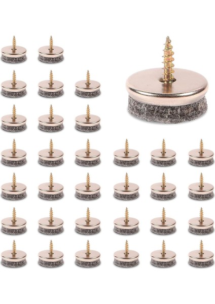 Mobilya Keçe Pedleri, 22MM Çapında Mobilya Ayak Pedleri, Kolay Montajlı Bacak Koruyucu, Ev, Ofis ve Restoranlar Için Zemin Koruma Pedleri modelleri