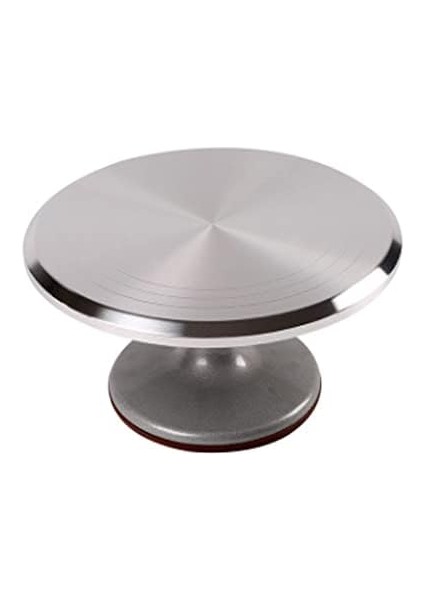 Çelik Döner Pasta Hazırlama Standı - Döndürülebilir Pasta Sıvama Standı - 30 cm fiyatları