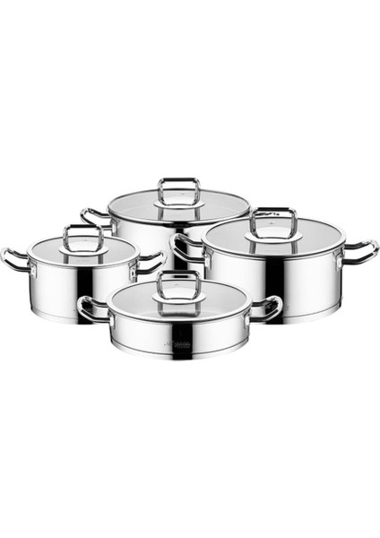 Home Vento Prestige Cam 4 Parça Tencere Set