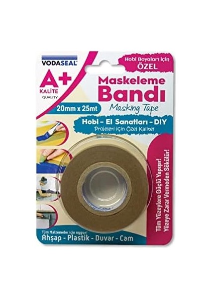 Maskeleme Bandı 20MMX25MT-A -Plus fiyatları